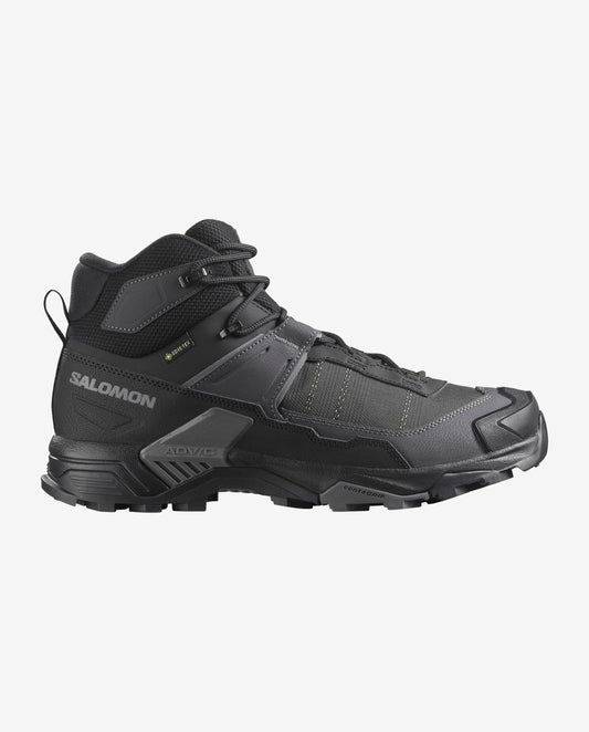 X ULTRA 5 MID WIDE GORE TEX BLACK / ASPHALT MEN
