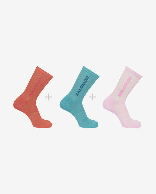 EVERYDAY CREW 3 PACK ETHEREA / RED ORANGE