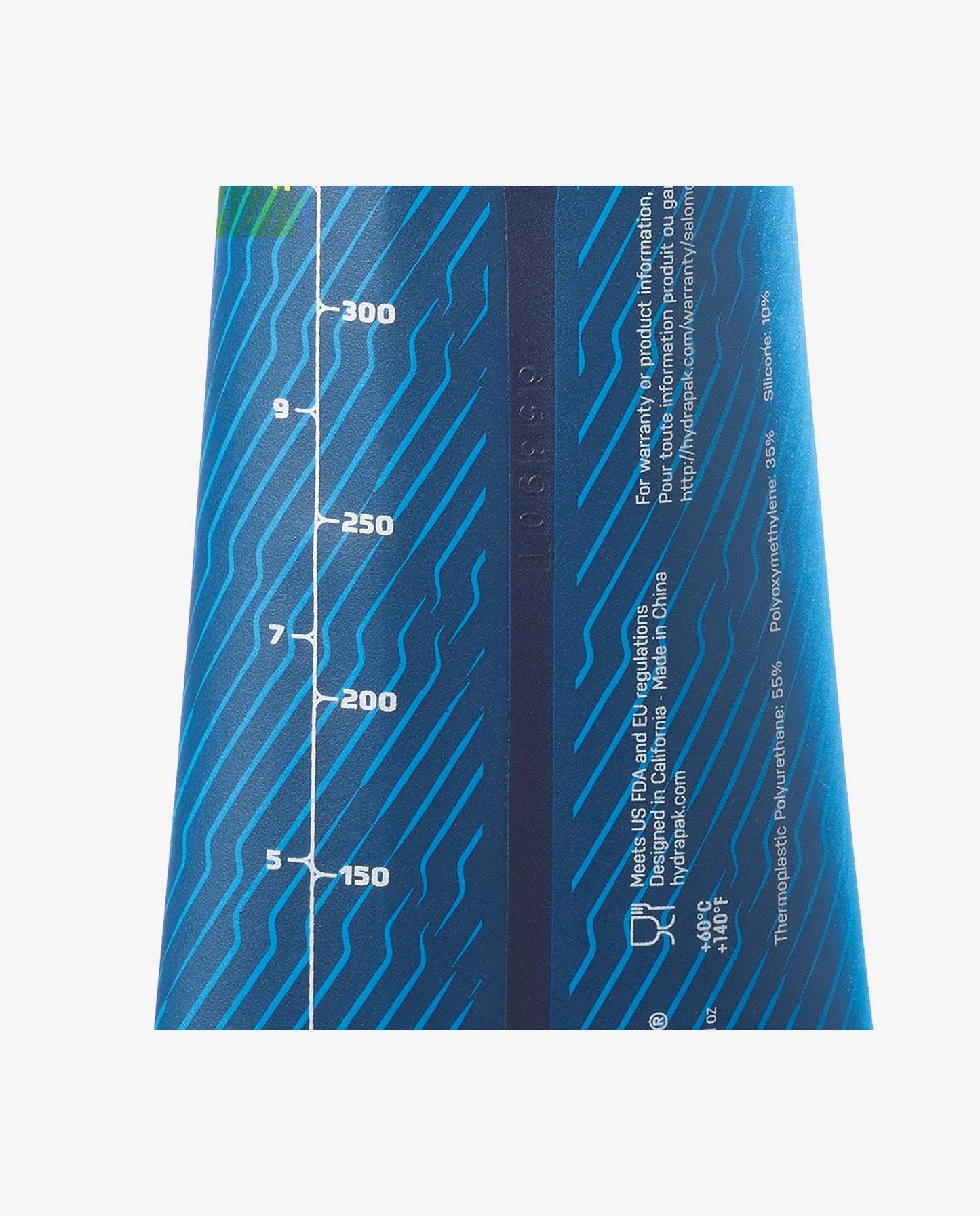 SOFT FLASK 400ML/13OZ INSULATED 42 CLEAR BLUE