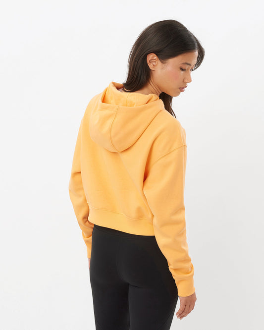 SHORT HOODIE WARM APRICOT WOMEN
