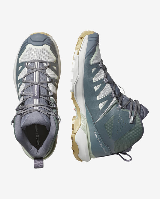 X ULTRA 360 EDGE MID GORE TEX GRAY VIOLET / TURBULENCE MEN