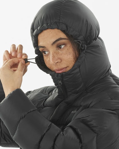 OUTLINE NOVELTY CROPPED DOWN DEEP BLACK WOMEN