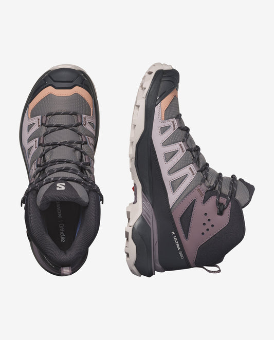 X ULTRA 360 MID GORE TEX PLUM KITTEN / PHANTOM WOMEN