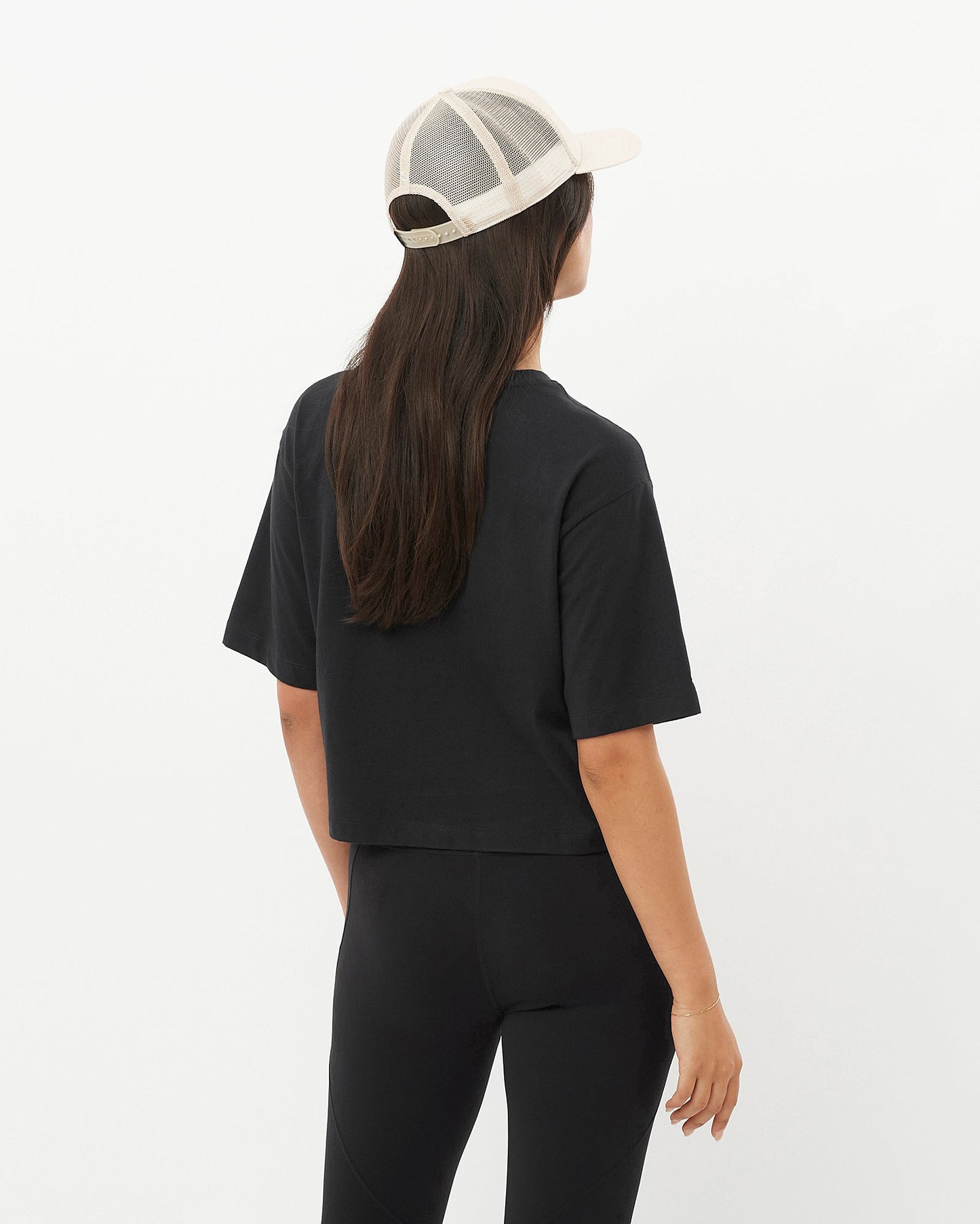 SHORT TEE DEEP BLACK WOMEN