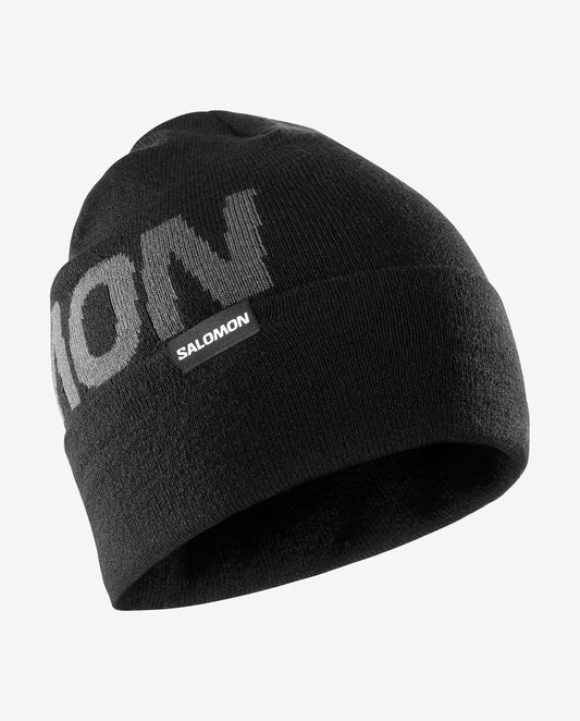 HERMITAGE BEANIE DEEP BLACK