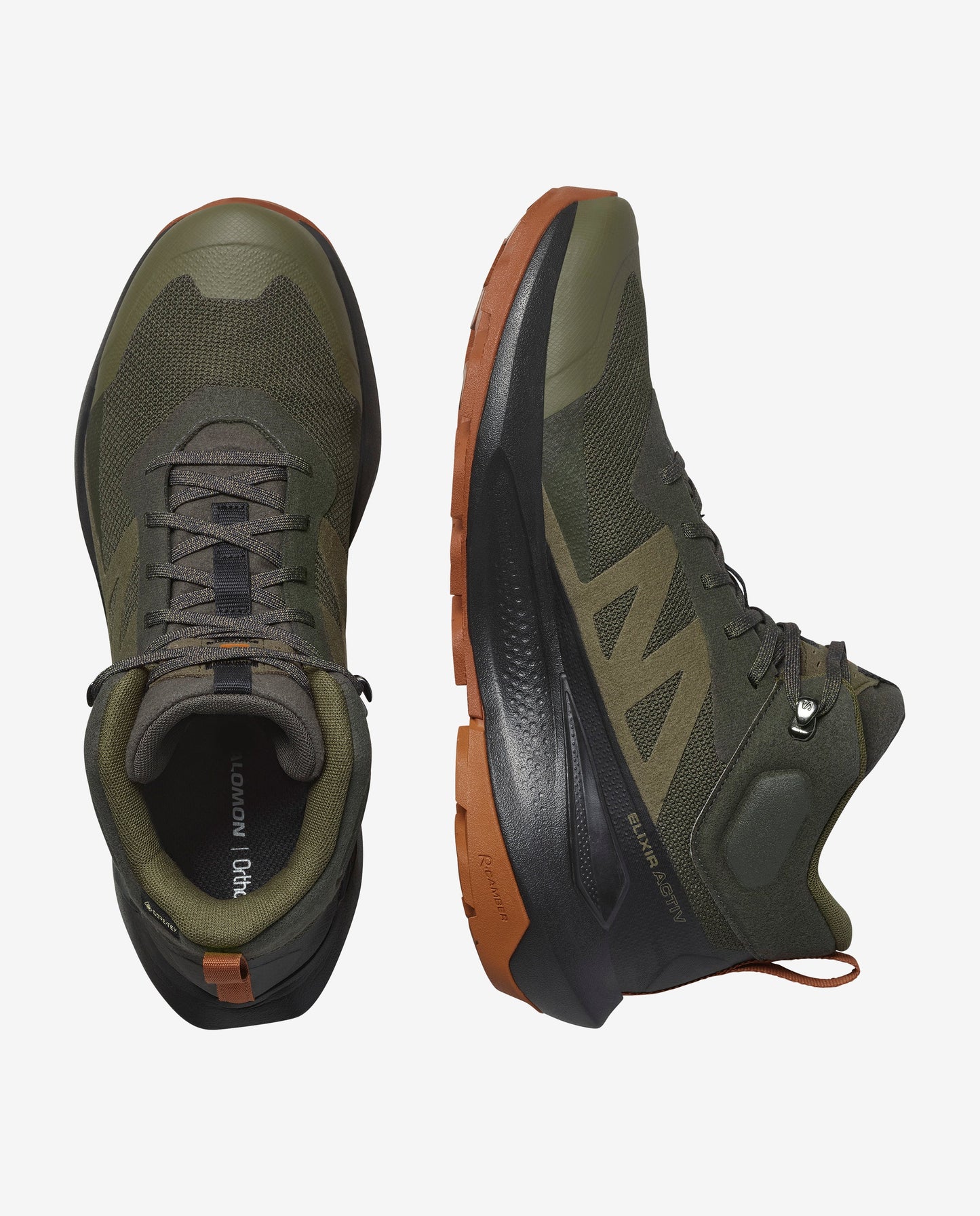 ELIXIR ACTIV MID GORE TEX PEAT / BLACK MEN