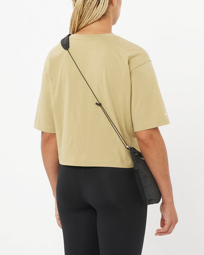 SHORT TEE GRAY GREEN WOMEN