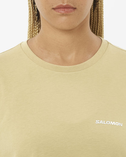 SHORT TEE GRAY GREEN WOMEN