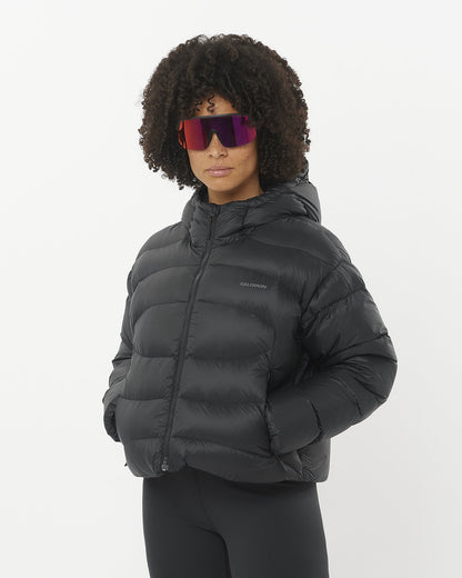 OUTLINE NOVELTY CROPPED DOWN DEEP BLACK WOMEN