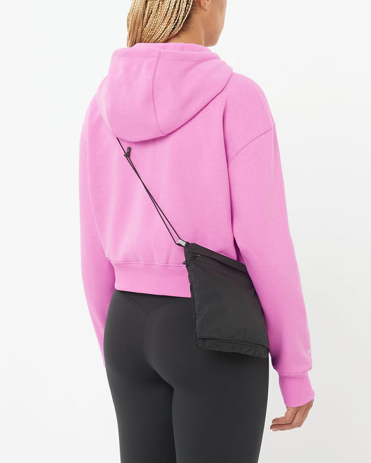 SHORT HOODIE CYCLAMEN WOMEN