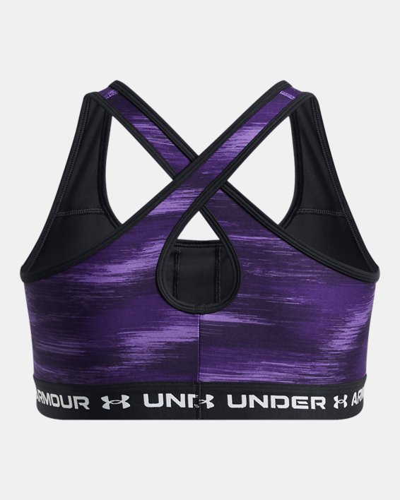 Crossback Mid Printed Women's Sports Bra