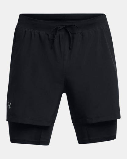 UA Launch Men's 2 in 1 5 Shorts