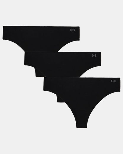UA Pure Stretch Women's 3 Pack No Show Thong