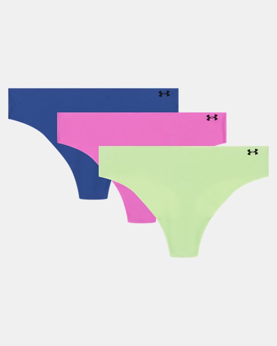 UA Pure Stretch Women's 3 Pack No Show Thong