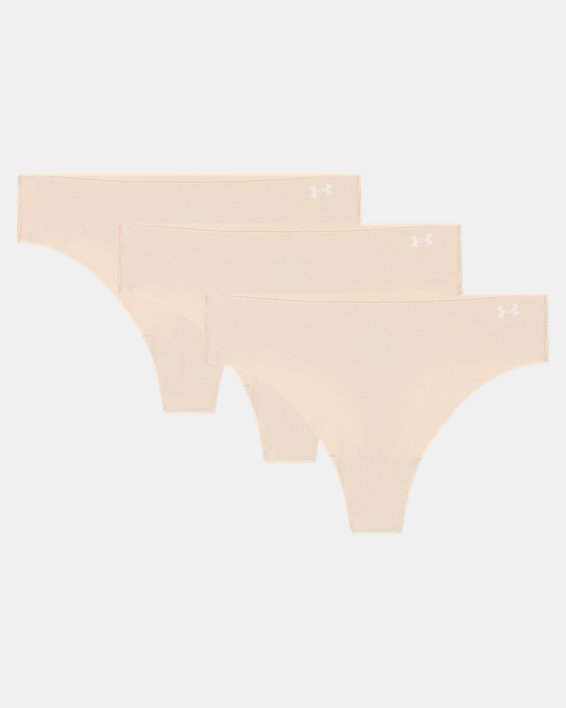 UA Pure Stretch Women's 3 Pack No Show Thong