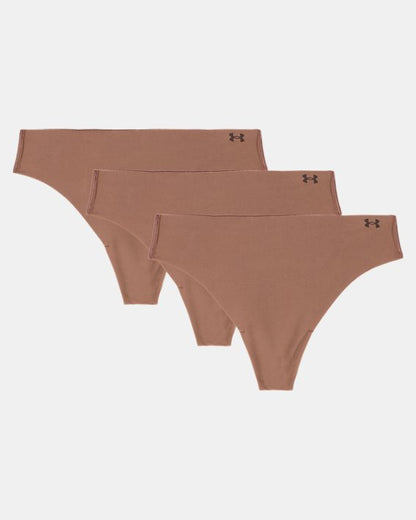 UA Pure Stretch Women's 3 Pack No Show Thong