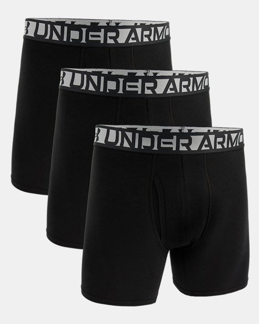 Men's UA Performance Cotton 6 3 Pack Boxerjock null