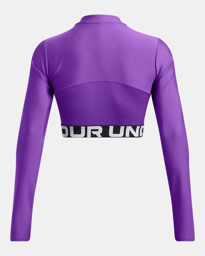 HeatGear Rib Women's 1/4 Zip Long Sleeve