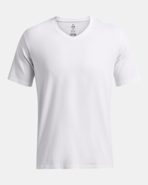 UA Icon Charged Cotton Men's V neck Short Sleeve