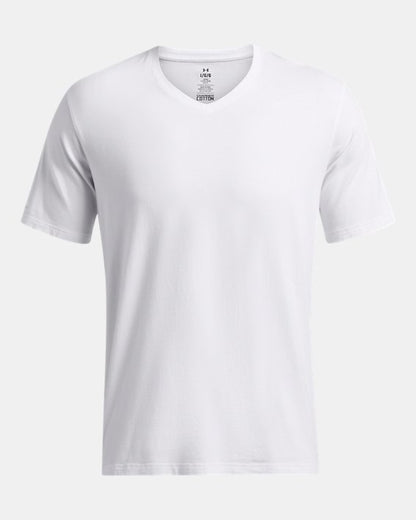 UA Icon Charged Cotton Men's V neck Short Sleeve