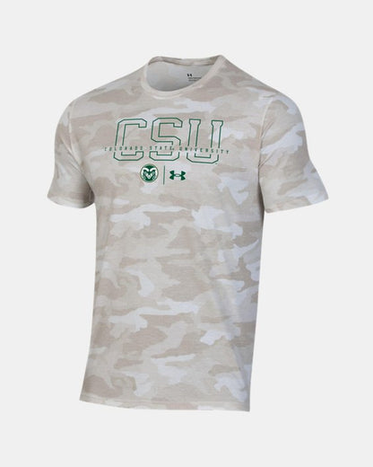 UA Performance Cotton Camo Collegiate Men's T Shirt