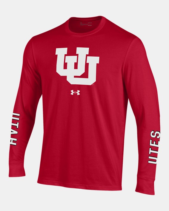 UA Performance Cotton Collegiate Men's Long Sleeve T Shirt