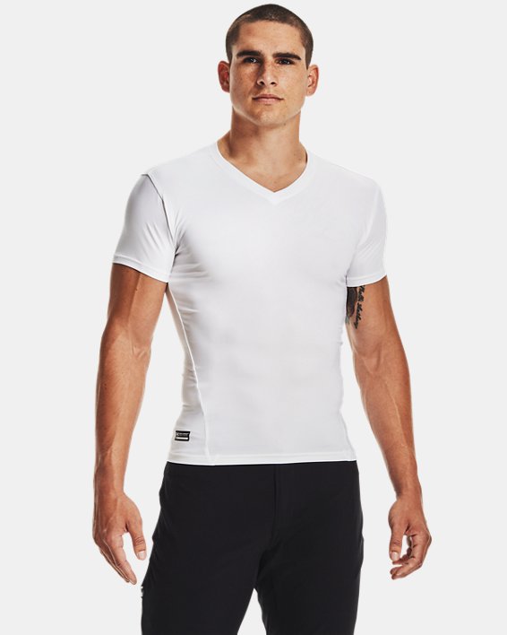 Tactical HeatGear Compression Men's V Neck T Shirt