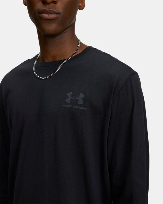 UA Left Chest Men's Long Sleeve
