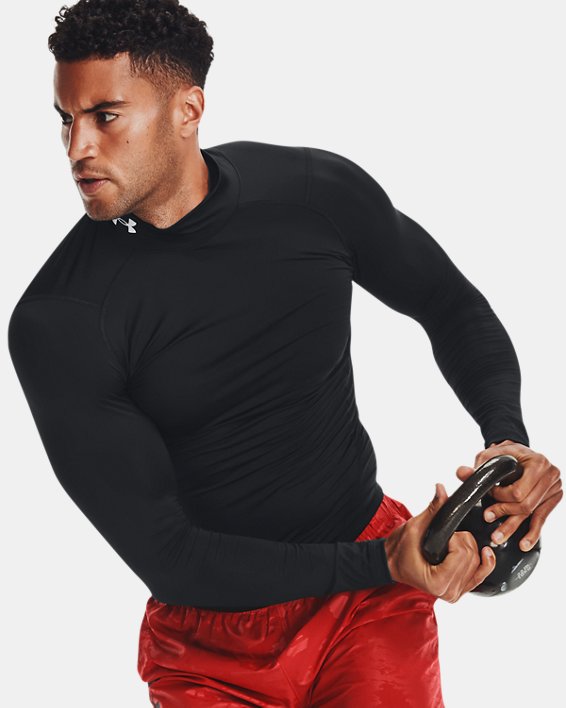 HeatGear Men's Compression Mock Long Sleeve