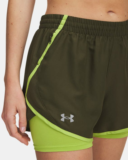 UA Fly By Women's 2 in 1 Shorts
