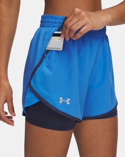 UA Fly By Women's 2 in 1 Shorts