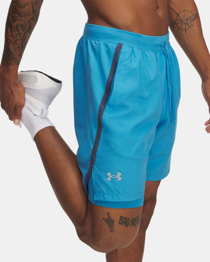 UA Launch Men's 2 in 1 7 Shorts