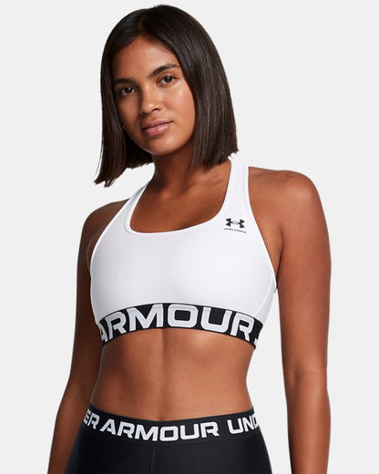 HeatGear Armour Mid Branded Women's Sports Bra