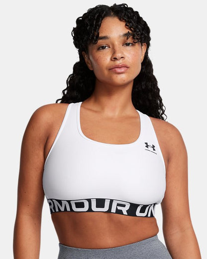 HeatGear Armour Mid Branded Women's Sports Bra