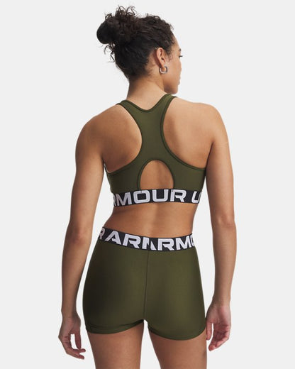 HeatGear Armour Mid Branded Women's Sports Bra