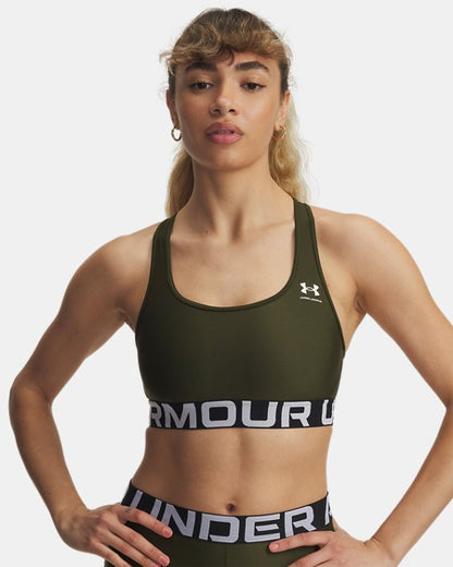 HeatGear Armour Mid Branded Women's Sports Bra