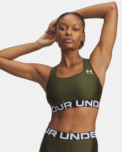 HeatGear Armour Mid Branded Women's Sports Bra