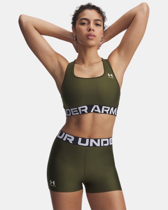 HeatGear Armour Mid Branded Women's Sports Bra