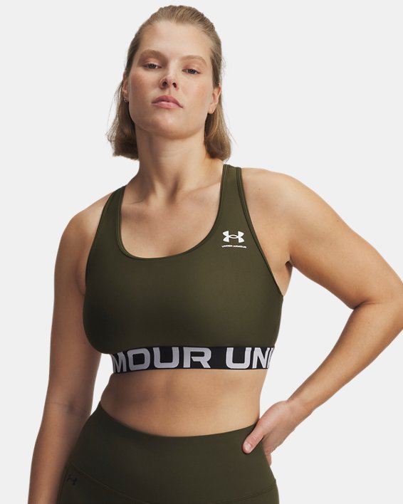 HeatGear Armour Mid Branded Women's Sports Bra
