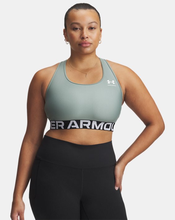 HeatGear Armour Mid Branded Women's Sports Bra