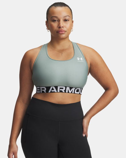 HeatGear Armour Mid Branded Women's Sports Bra