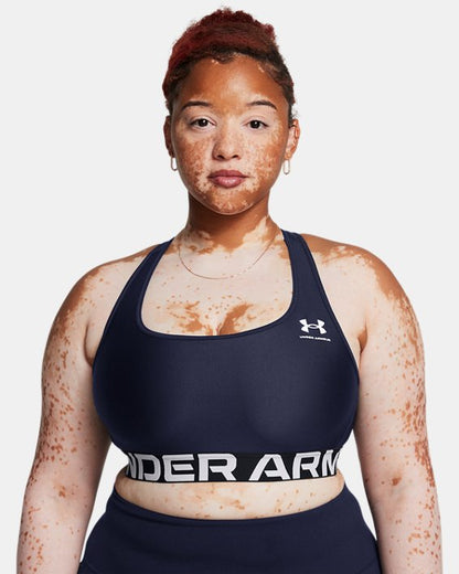 HeatGear Armour Mid Branded Women's Sports Bra