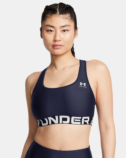 HeatGear Armour Mid Branded Women's Sports Bra