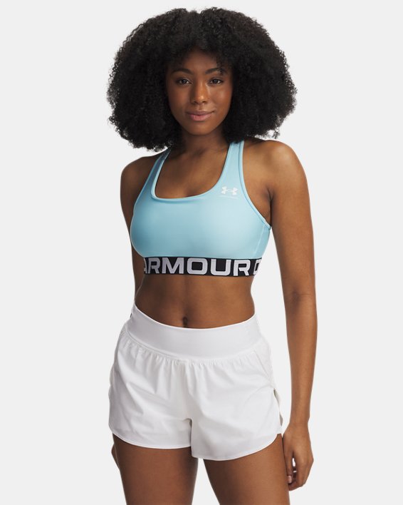 HeatGear Armour Mid Branded Women's Sports Bra