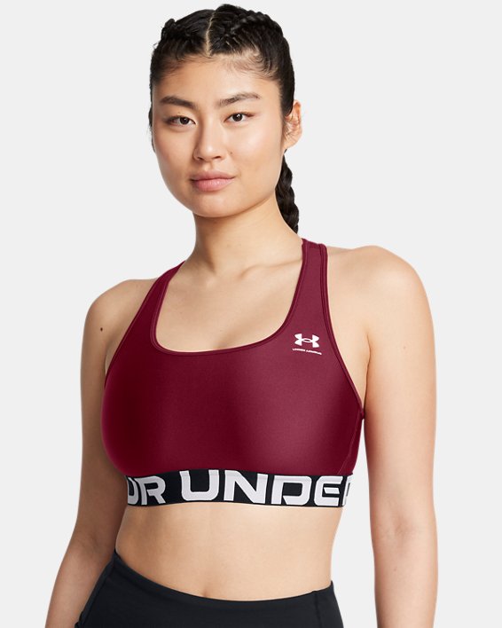 HeatGear Armour Mid Branded Women's Sports Bra