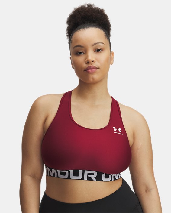 HeatGear Armour Mid Branded Women's Sports Bra
