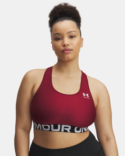 HeatGear Armour Mid Branded Women's Sports Bra