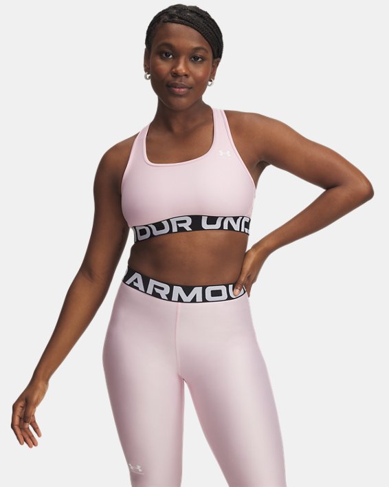 HeatGear Armour Mid Branded Women's Sports Bra