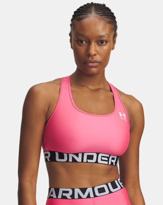 HeatGear Armour Mid Branded Women's Sports Bra