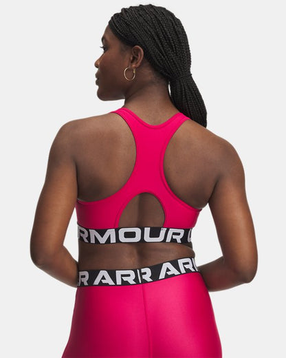 HeatGear Armour Mid Branded Women's Sports Bra